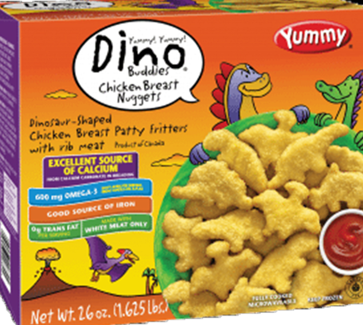 A Recall Has Been Announced On Yummy Yummy Dino Buddies Chicken Breast